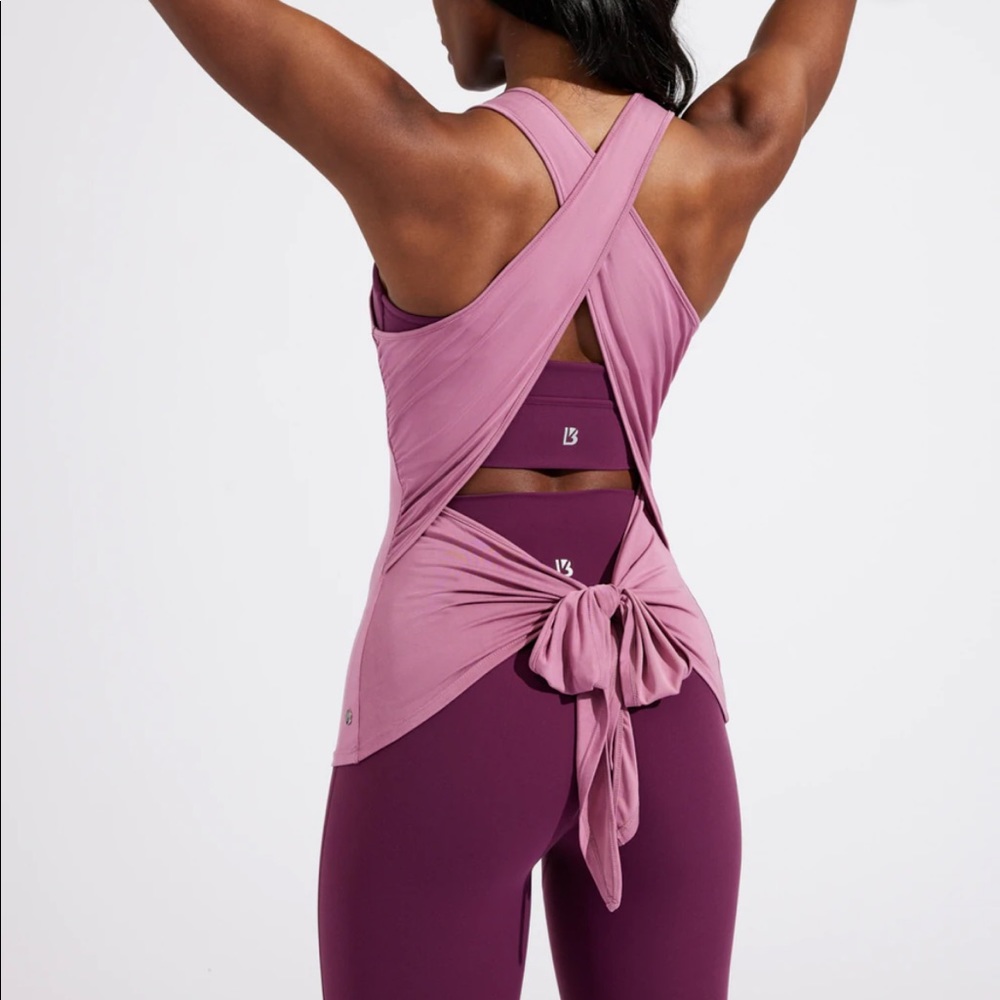 NWT BUFFBUNNY Tajin Tank Orchid Pink Wrap Style